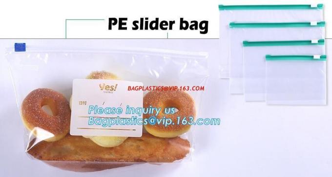 el bolso del resbalador del doypack zipper/ECO-friendly del bolso de Ziplockkk del resbalador, bolsos del resbalador se levanta los bolsos del resbalador para la comida, ubicación helada de la cremallera
