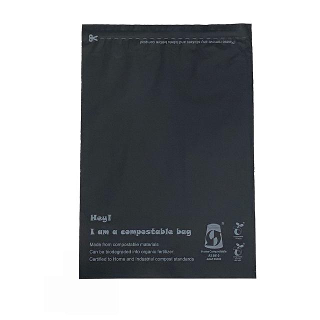 anuncios publicitarios polivinílicos no plásticos biodegradables abonablees amistosos del eco de encargo de la maicena que envían bolsos con el logotipo