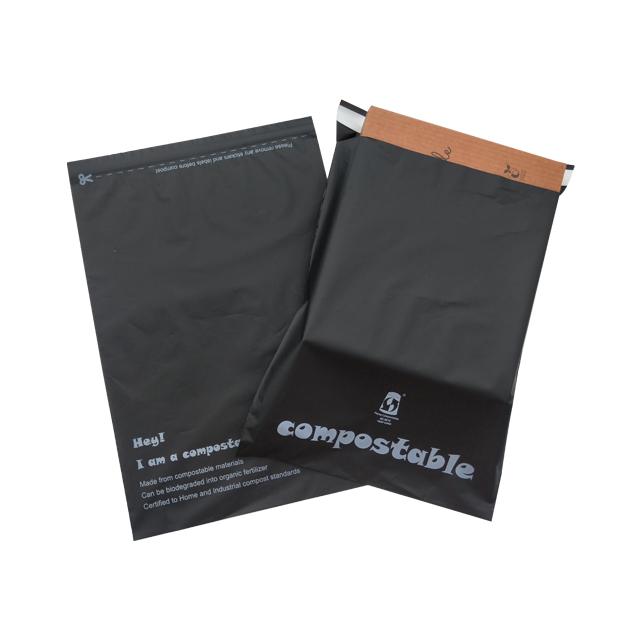 anuncios publicitarios polivinílicos no plásticos biodegradables abonablees amistosos del eco de encargo de la maicena que envían bolsos con el logotipo