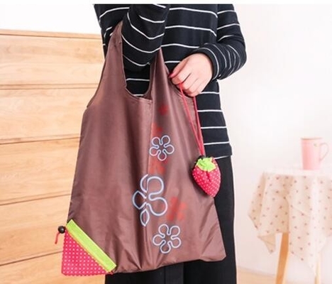 Nylon foldable shopping bag,reusable folding polyester shopping bag,Fashion cheap promotional eco friendly waterproof 21