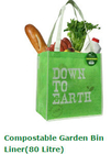 Los bolsos biodegradables de los desperdicios, comida biodegradable empaquetan el algodón de la lona no tejido