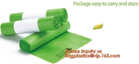 Bolsos de reciclaje biodegradables de la maicena abonable el 100% favorable al medio ambiente