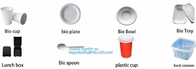 Ampolle la bandeja de empaquetado del cemento del PLA del almidón de maíz de Tray Rectangular Plastic Food Tray