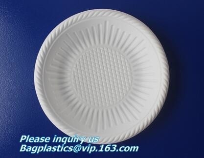 cuchara, gente, cuchillo, bandeja, bandeja disponible de la tienda de delicatessen de la placa, bandeja biodegradable del desayuno, bandeja disponible biodegradable de la comida