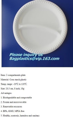 cuchara, gente, cuchillo, bandeja, bandeja disponible de la tienda de delicatessen de la placa, bandeja biodegradable del desayuno, bandeja disponible biodegradable de la comida