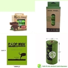 Bolsos plásticos biodegradables abonablees modificados para requisitos particulares de la camiseta, bolsos abonablees biodegradables del chaleco para hacer compras