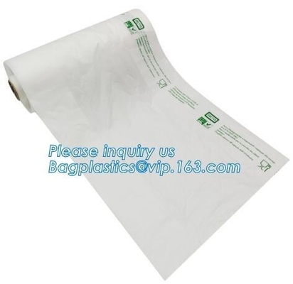 Bolso plástico biodegradable casero de la fruta de la comida del congelador del embalaje del HDPE de los bolsos que hacen compras