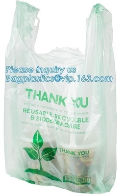Bolso plástico biodegradable casero de la fruta de la comida del congelador del embalaje del HDPE de los bolsos que hacen compras