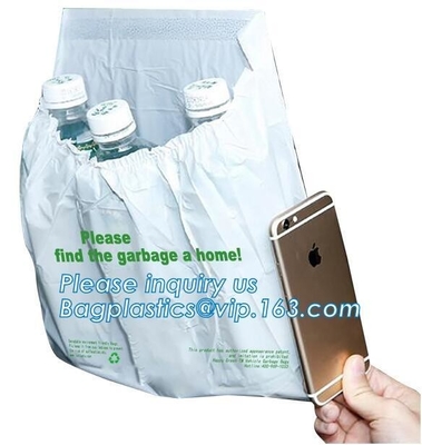 100% bolsos plásticos biodegradables completamente abonablees comestible de Zip lockkk hechos del almidón de maíz orgánico