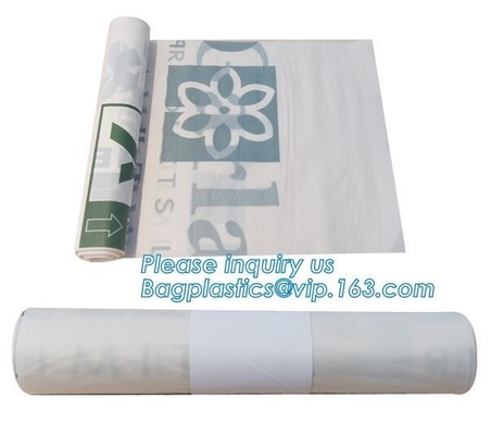 La basura biodegradable OXA de la basura del plástico de la maicena del 100% empaqueta los bolsos al por mayor, de encargo respetuosos del medio ambiente para la venta al por mayor