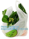 El estiércol vegetal biodegradable que hace compras del chaleco empaqueta verduras y da fruto los guantes
