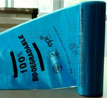 Ropas de empaquetado de envío del almidón del plástico abonable biodegradable verde del anuncio publicitario que envían bolsos del paquete de la ropa