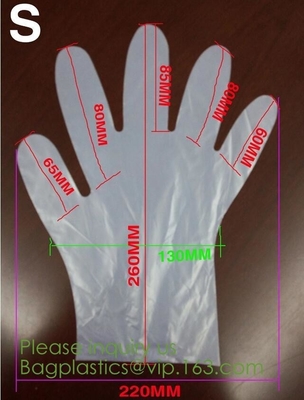 Guantes disponibles de la cocina biodegradable barata del OEM con el hogar ASTM D6400, productos amistosos del estiércol vegetal de la AUTORIZACIÓN de EN13432 BPI del eco