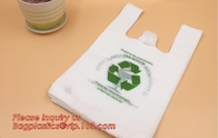 La aduana imprimió el almidón de maíz biodegradable de las bolsas de plástico En13432 basado en el rollo
