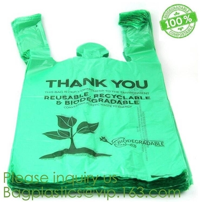 El estiércol vegetal biodegradable de la cocina empaqueta basura del lazo del galón 55 galones