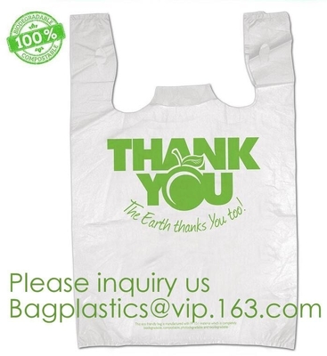 El estiércol vegetal biodegradable de la cocina empaqueta basura del lazo del galón 55 galones