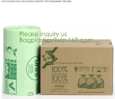 Bolsos biodegradables plásticos de los desperdicios, bolsos que hacen compras plásticos biodegradables
