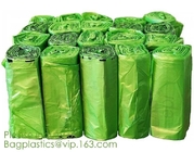 Bolsos biodegradables plásticos de los desperdicios, bolsos que hacen compras plásticos biodegradables