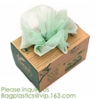 La aduana médica del hospital imprimió bio bolsos de basura degradables abonablees perfumados plásticos con el logotipo, bagplastics del bagease
