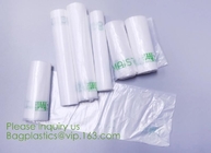 La aduana médica del hospital imprimió bio bolsos de basura degradables abonablees perfumados plásticos con el logotipo, bagplastics del bagease