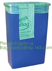 Bolso de basura auto-adhesivo plástico material de encargo del sello del logotipo OPP de los bolsos polivinílicos claros reciclables abonablees Bagease Bagplasti
