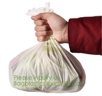Maicena al por mayor bolso de empaquetado que hace compras de la camiseta de encargo biodegradable y abonable del 100% en el rollo, bageas del bagplastics