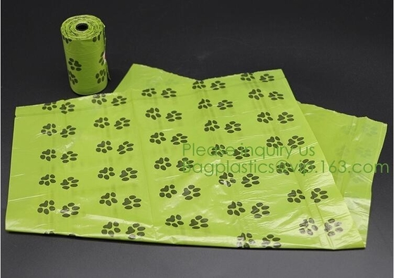 Bolsos inútiles biodegradables del perro del PLA el 100% del almidón de maíz del bolso abonable del impulso, Consumbles disponible, disponible inútil, Bagease