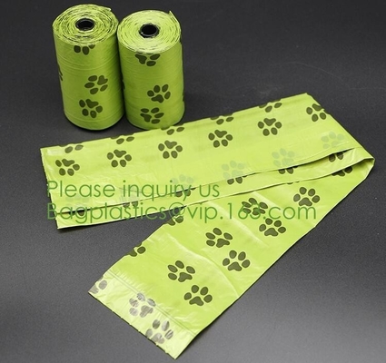 Bolsos inútiles biodegradables del perro del PLA el 100% del almidón de maíz del bolso abonable del impulso, Consumbles disponible, disponible inútil, Bagease