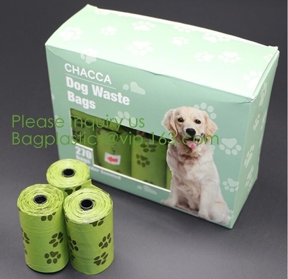 Bolsos inútiles biodegradables del perro del PLA el 100% del almidón de maíz del bolso abonable del impulso, Consumbles disponible, disponible inútil, Bagease