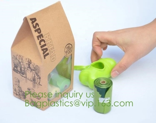 los bolsos de basura abonablees biodegradables EN13432 de la talla 100% de encargo de la fábrica de China, MUY BIEN ABONAN la bio bolsa de plástico degradable
