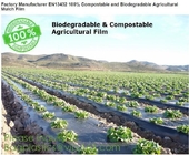 El fabricante EN13432 película agrícola abonable y biodegradable del 100% de la fábrica del pajote, planta del almidón basó el PA de la película del abrigo