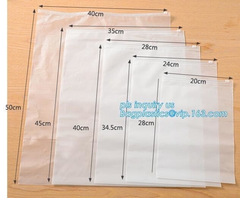 los bolsos plásticos herméticos para empaquetar, resbalador Zip lockkk de la cremallera del resbalador de los bolsos polivinílicos de la cremallera imprimieron los bolsos de la cremallera del pvc, patio sellaron el sl