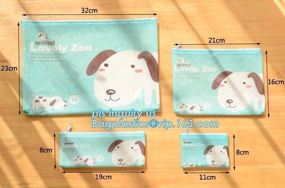 el bolso del lápiz de la lona zippered el regalo de la dirección de la escuela del estudiante de la bolsa del almacenamiento de los efectos de escritorio, harpillera Pen Pencil Makeup Case Canvas