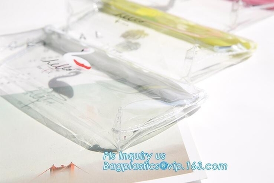 La bolsa de la pluma del silicón del proveedor/el bolso inmóviles del lápiz de la pluma de la goma de silicona, modificó el bolso del lápiz para requisitos particulares del PVC de Logo Rubber Zip Lock