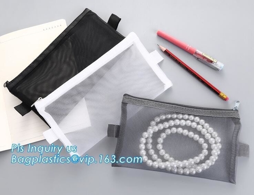 bolso oficial del lápiz de los bolsos de cuero de los efectos de escritorio de la PU, bolso del lápiz del bolso de los efectos de escritorio de la caja de lápiz de la PU, PU w de encargo de cuero de la caja de lápiz