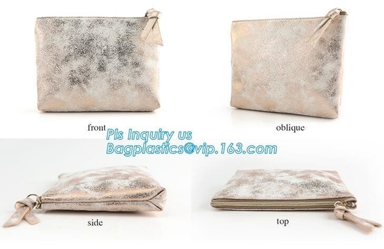 bolso plástico transparente de la cremallera del resbalador de los efectos de escritorio del estudiante, la bolsa de plástico plana de la cremallera respetuosa del medio ambiente del resbalador para el documento o interruptor