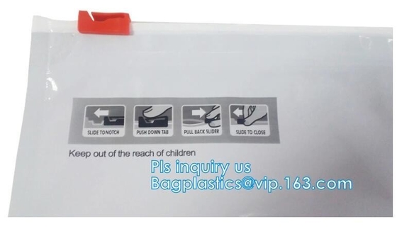 Bolso bloqueable de empaquetado resistente de la medicina del niño del FDA, bolsos de la prueba del olor para la cerradura de empaquetado resistente del niño del almacenamiento FDA de la mala hierba