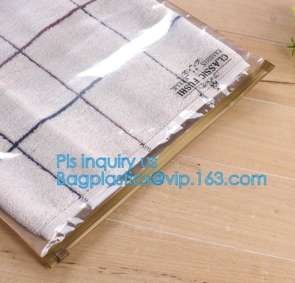 El resbalador claro del bolso del embalaje del lápiz del PVC del bolso de la cremallera del lápiz que embala, bolso de la cremallera del resbalador del PVC para compensa el laser olográfico