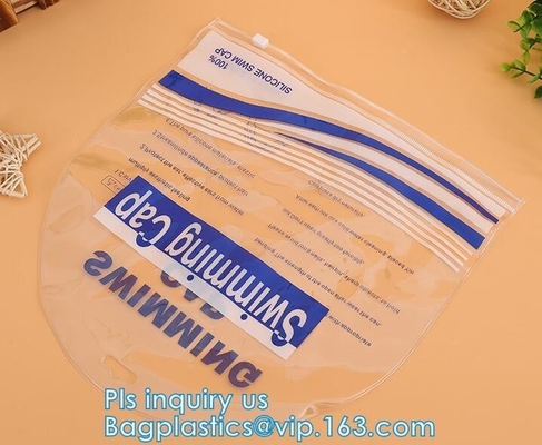 Bolsos de burbuja claros cosméticos de Zip lockkk/bolso caliente de la cremallera del resbalador de la venta, bolso de la cremallera de la ejecución del gancho del resbalador, lápiz del PVC de la cremallera del resbalador