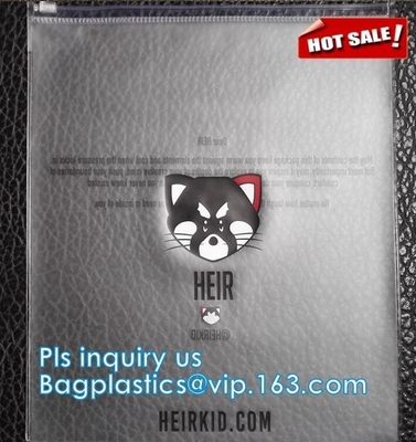 bolso claro cosmético del bikini de la bolsa de mensajero, bolso que embala transparente del PVC del cierre del resbalador, bolso de la cremallera del resbalador para el acceso del viaje