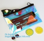 El almacenamiento reconectable de la cremallera de Lider empaqueta el multicolor, bolso claro del lápiz del Pvc