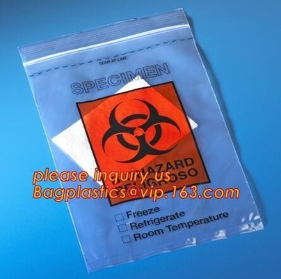 El bio espécimen de Harzard empaqueta/los Biohazards inútiles médicos empaqueta/eliminación de residuos médica, laboratorio médico modificado para requisitos particulares del espécimen del Biohazard
