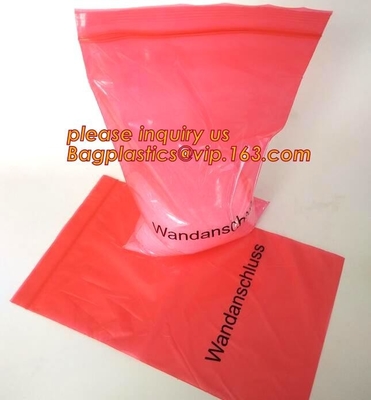 Bolso transparente médico de la cremallera Bag/PE Zip lockkk de la cremallera del LDPE del bolso médico de la cerradura, la bolsa de poliéster médica de la cerradura de la cremallera/pequeña cremallera Plast