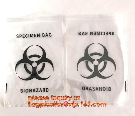 Bolsa de plástico que se puede volver a sellar impresa de encargo Zip lockkk de las píldoras del LDPE de la cremallera médica de la medicina la pequeña, zipp del plástico transparente del grado médico