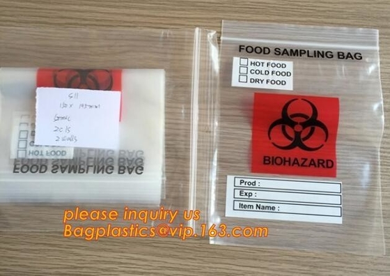 Primeros auxilios médicos Kit Empty Bag, bolso médico de la cerradura de la cremallera de la píldora, bolso médico que se puede volver a sellar de la salida con Zip lockkk para los paquetes del tabaco