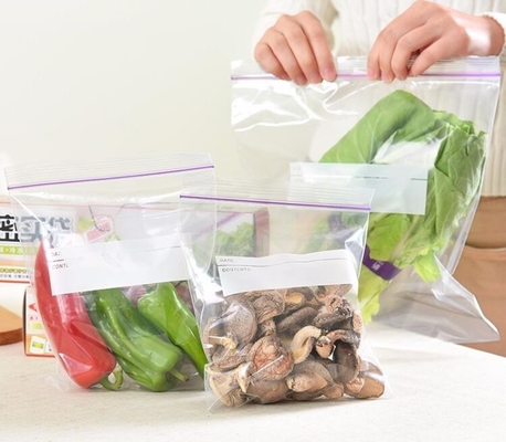 El bolso de la ubicación de la cremallera de la pista doble hizo del material de la categoría alimenticia para el embalaje de la manzana, bolso de la manzana de la cremallera de la pista doble, almacenamiento del galón