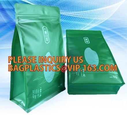 Las bolsas del alimento para animales de Doypack empaquetan bolsos de empaquetado del café de la cerradura de la cremallera con la válvula, la bolsa de plástico grande del papel de aluminio de la cerradura de la cremallera de la cremallera