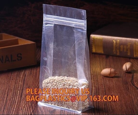 el bolso plástico imprimible para el paquete de los snacks del caramelo, bolso plástico de Zip lockkk de la cerradura de la cremallera de los pp del sello lateral con el agujero cortado con tintas, pp empaqueta