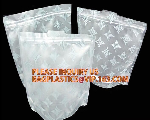 Bolsa impresa de encargo de la bolsa de plástico/de la cremallera del sello del uno mismo de la cerradura de la cremallera de LDPE/PP para la ropa y el regalo que empaquetan, plástico de los pp del sello del lado