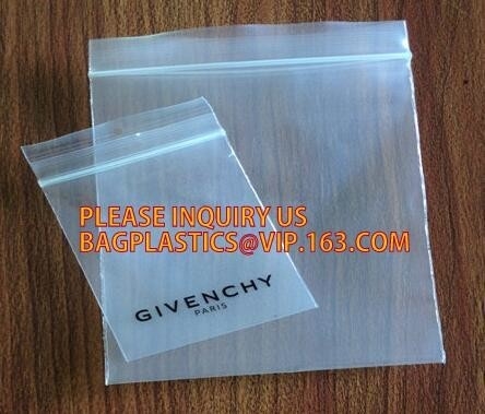 Bolsos que embalan plásticos del LDPE 20-80microns de la cremallera del bolso que se puede volver a sellar de la cerradura pequeños, bolsa de la cremallera para el azúcar, teléfono, cosmético, guantes, d